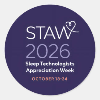 Autocollant rond AAST 2026 STAW