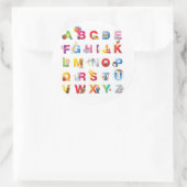autocollant rond alphabet (Sac)