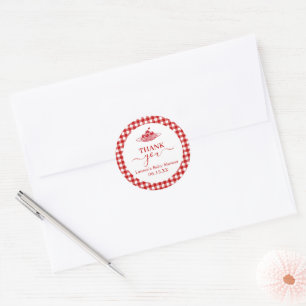 Autocollant Rond Baby Shower Little Meatball