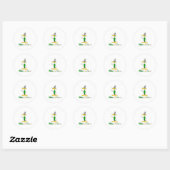 Autocollant rond Blake Quackson (Feuille)