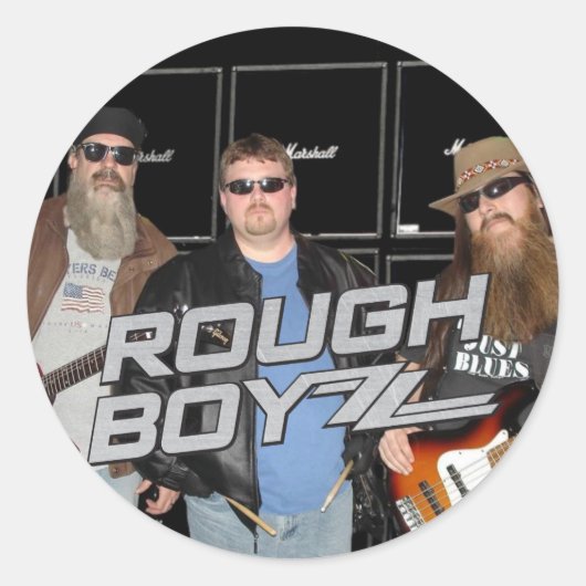 Autocollant rond BoyZZ 'BoyZZ' (Devant)