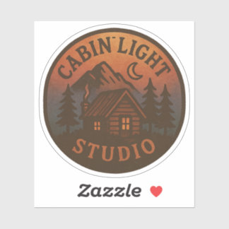 Autocollant rond CabinLight Studio