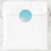 Autocollant Rond Ciel Bleu (Sac)