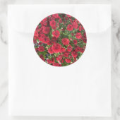 Autocollant rond classique (Sac)