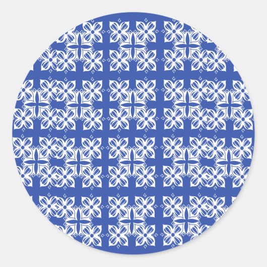 Autocollant rond classique (Devant)