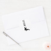 Autocollant rond classique Abseiler (Enveloppe)