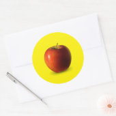 Autocollant rond classique Apple (Enveloppe)