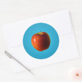 Autocollant rond classique Apple (Enveloppe)