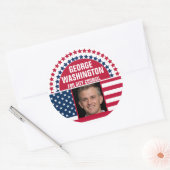 Autocollant rond classique de campagne électorale (Enveloppe)