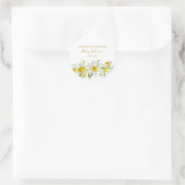 Autocollant rond classique de la Daffodil Memorial (Sac)