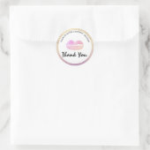 Autocollant rond classique de logo d'entreprise de (Sac)