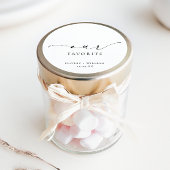 Autocollant rond classique favori Ellesmere