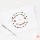 Autocollant rond classique Finishing Touch (Enveloppe)
