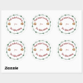 Autocollant rond classique Finishing Touch (Feuille)