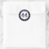 Autocollant rond classique Forever 44 (Sac)