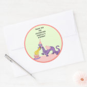 Autocollant rond classique pour anniversaire de dr (Enveloppe)
