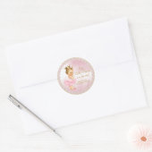 Autocollant rond classique pour Baby Shower de pri (Enveloppe)