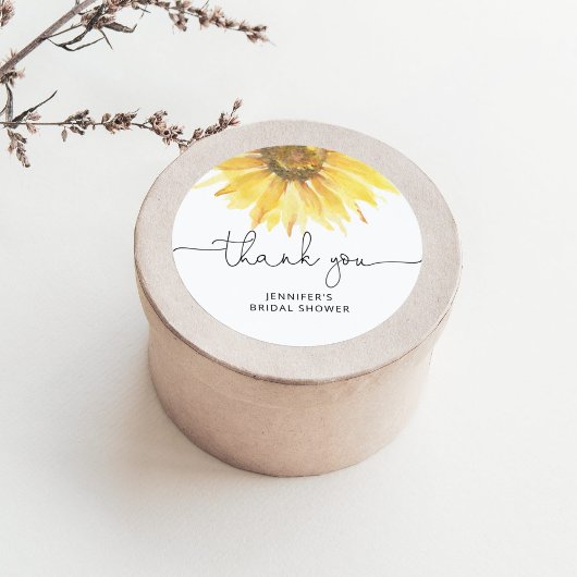 Autocollant rond classique pour douche de mariée t