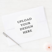 Autocollant rond de 3 pouces (Enveloppe)