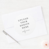 Autocollant rond de 3 pouces (Enveloppe)