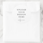 Autocollant rond de 3 pouces (Sac)