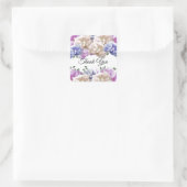 Autocollant rond de fleurs de jardin de pivoine Me (Sac)