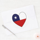 Autocollant rond de la Saint-Valentin en forme de  (Enveloppe)
