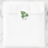 Autocollant rond de persil italien (Sac)