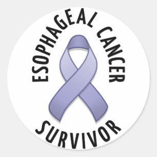 Autocollant rond de survivant oesophagien de