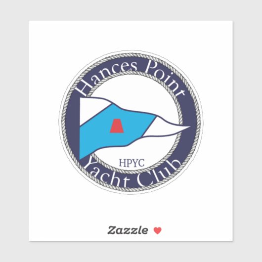 Autocollant rond de vinyle de logo de HPYC (Feuille)