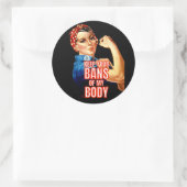 autocollant rond "DROITS DES FEMMES 101" (Sac)