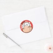 Autocollant rond du logo CardCow (Enveloppe)