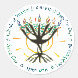 autocollant rond du logo CY