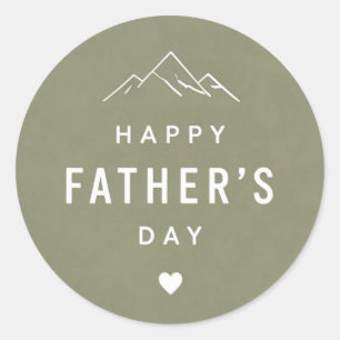 Autocollant Rond Father's Day Classic