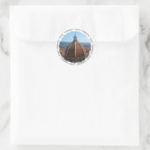 Autocollant rond Florence Duomo (Sac)
