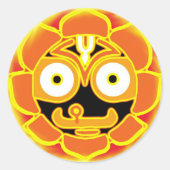 Autocollant rond Jagannath Swami (Devant)