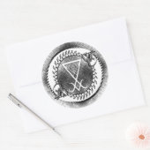 Autocollant rond Lucifer (Enveloppe)