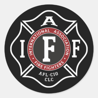 Autocollant rond maltais IAFF