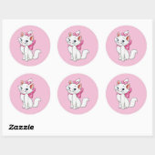 Autocollant rond Marie Classic (Feuille)