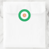 Autocollant rond mod irlandais 1 (Sac)