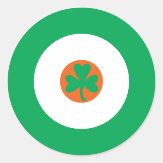 Autocollant rond mod irlandais 3