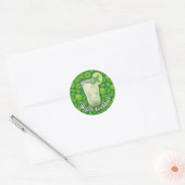 Autocollant rond Mojito Classique (Enveloppe)