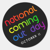 Autocollant rond NCOD (Devant)