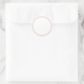AUTOCOLLANT Rond PLAIN avec BORDURE - Étiquettes d (Sac)