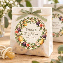 Autocollant rond pour Baby Shower Localement Culti