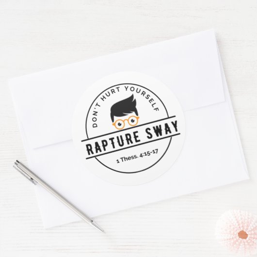 Autocollant rond rapide (Enveloppe)