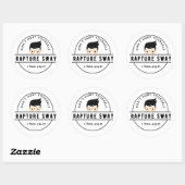 Autocollant rond rapide (Feuille)