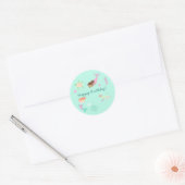 Autocollant rond Sirène 1,5" (Enveloppe)