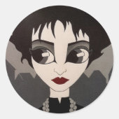 Autocollant rond Souxie (Devant)