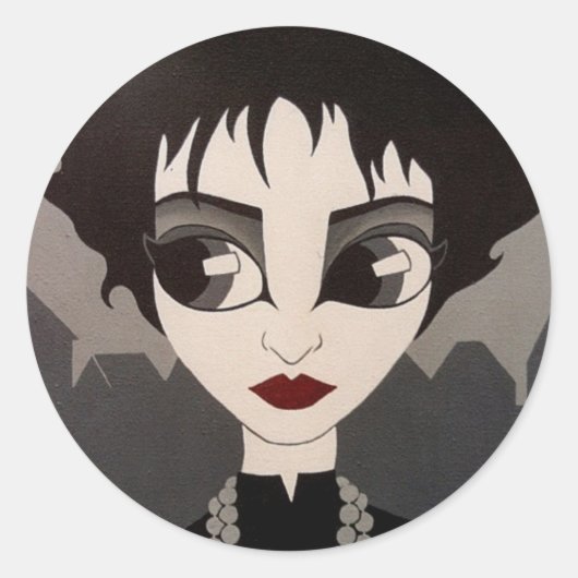 Autocollant rond Souxie (Devant)